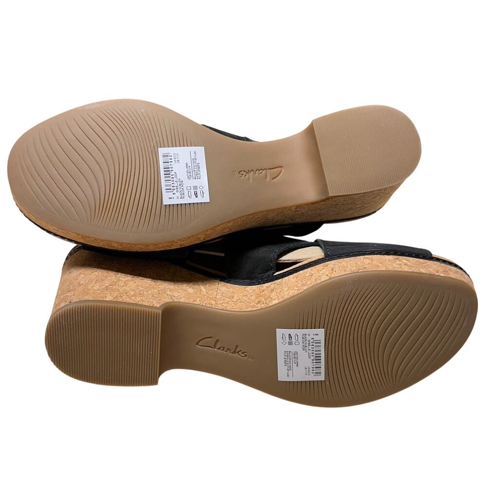 Clarks Giselle Loop Sandal Black Women's Size 11M New In Box Condition - Picture 6 of 9